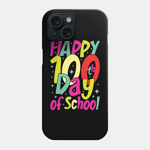 100th Day Of School, Celebration design Phone Case by Emma