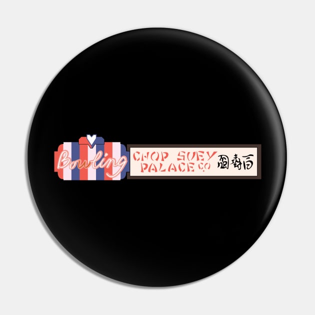 Bowling and Chop Suey Pin by Gimmickbydesign