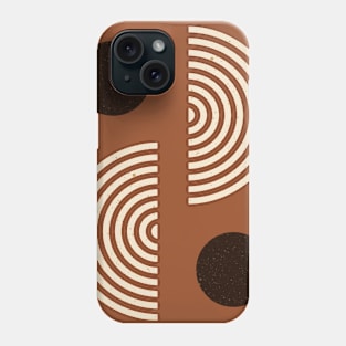 Half Circles And Dots Phone Case