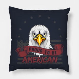 Proud to be an American (Eagle) Pillow