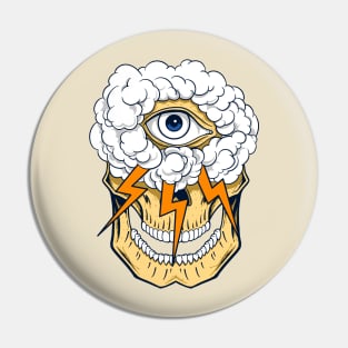 skull illustration Pin