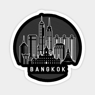 Bangkok Thailand Skyline Magnet