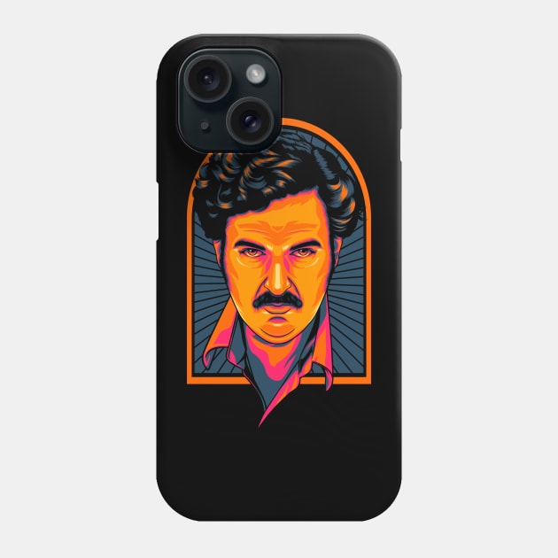 Pablo Escobar Phone Case by lazartemarjun