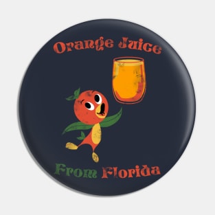 Orange Juice From Florida Pin