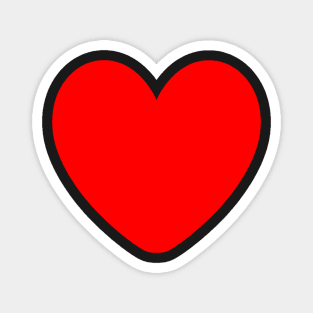 Red Heart Magnet