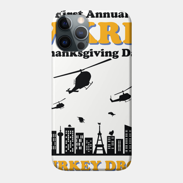 WKRP Turkey Drop Retro - Wkrp - Phone Case