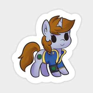 Fallout Equestria Chibi Lil Pip Magnet