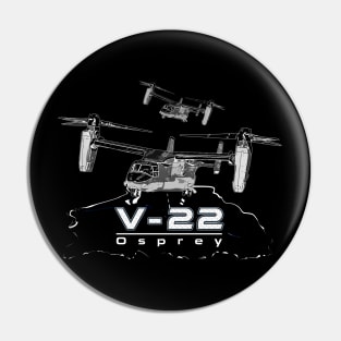 V-22 Osprey Hybrid Aircraft Pin