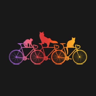 Cat Tandem Bike T-Shirt