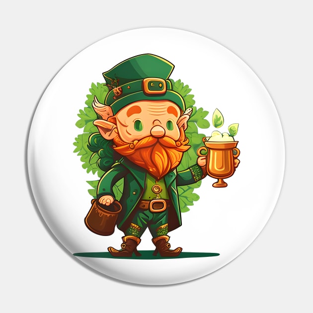 St. Patrick's Day Lucky Leprechaun Pin by Johnathan Allen Wilson