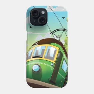 Melbourne Australia Travel poster Phone Case