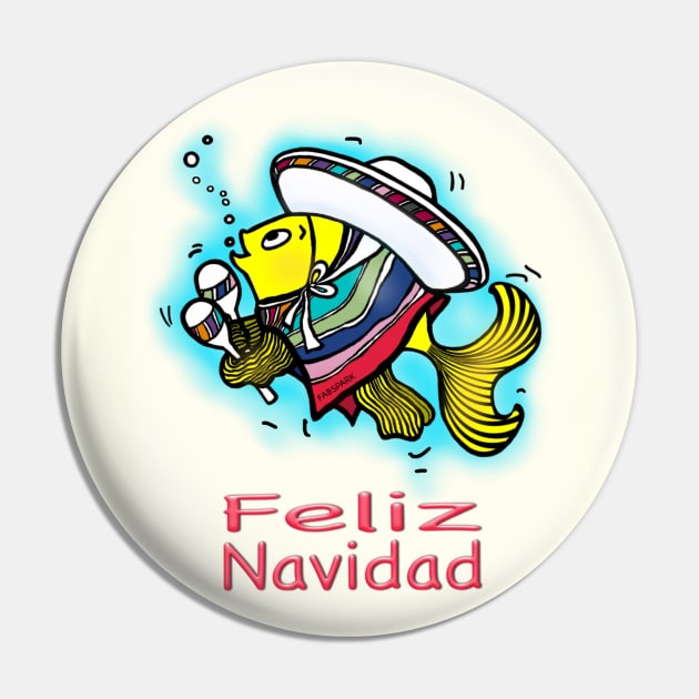 feliz navidad Pin by FabSpark