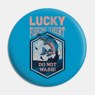 Lucky Fishing Shirt Pin