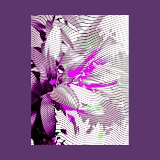 Purple Wired Lily T-Shirt