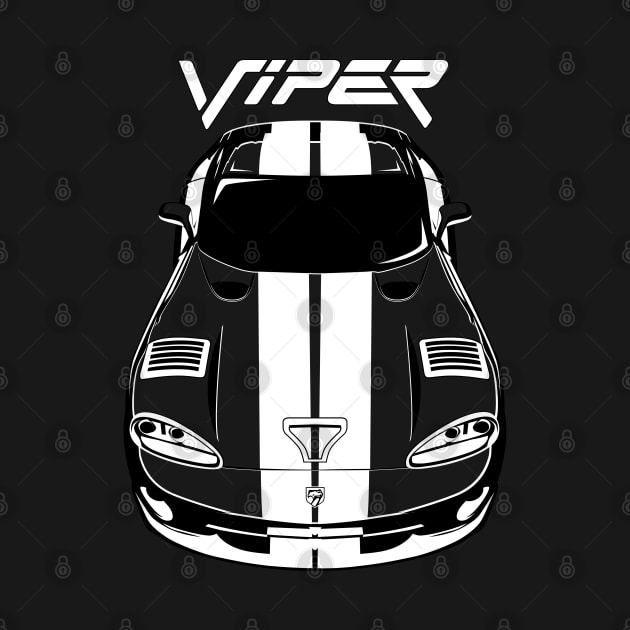 Dodge Viper 1996-2002 - White Stripes by V8social