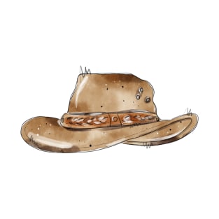 Cowboy hat .Country western T-Shirt