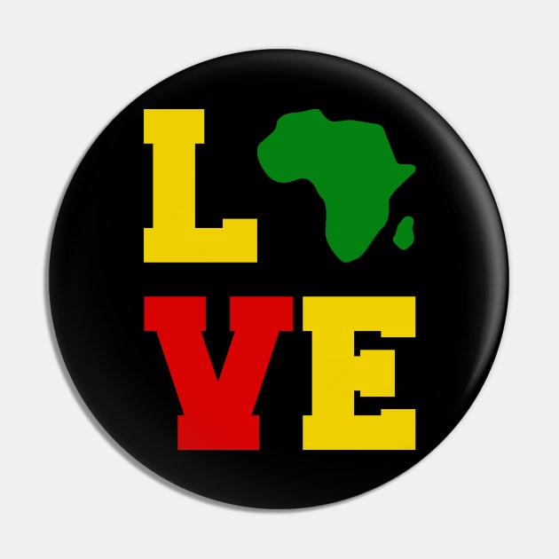 Love Africa, African Love, Ethiopia flag Pin by alzo