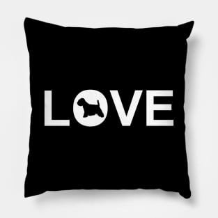 Cool Schnauzer Dog Love Design Pillow