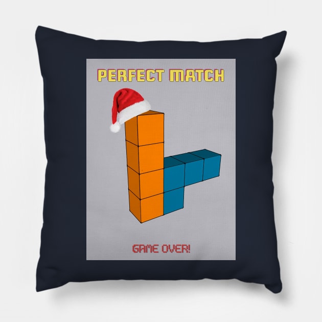 TETRIS PERFECT MATCH Pillow by Stubborn90s