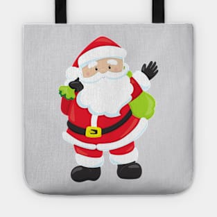 Santa Claus, Gifts, Presents, Christmas, Xmas Tote