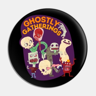 Halloween Ghostly Gatherings Pin