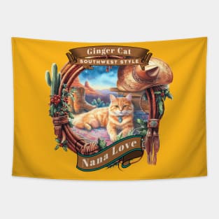 Southwest Sedona Country Cat Nana Love 42G Tapestry