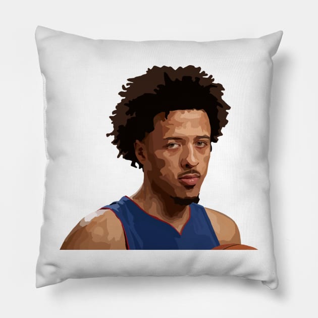 Detroit Pistons | Cade Cunningham Pillow by ActualFactual