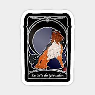 La Bete du Gevaudan - folklore Lozere Ardeche Magnet