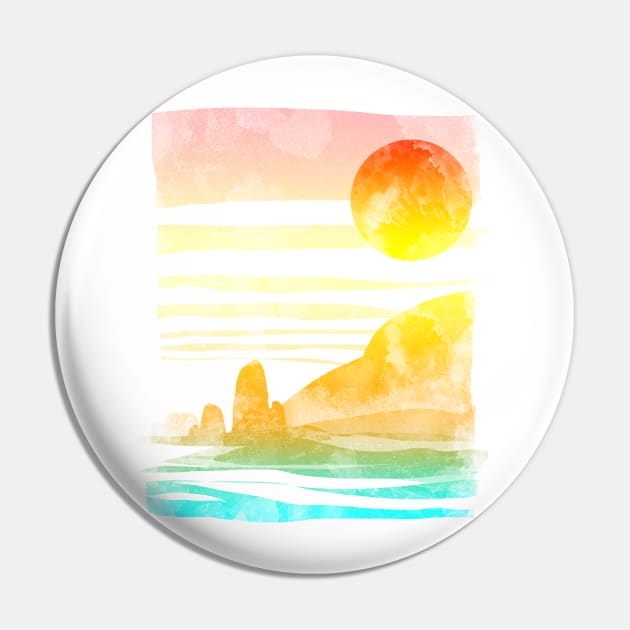 landscape painted with tea-white version Pin by kharmazero