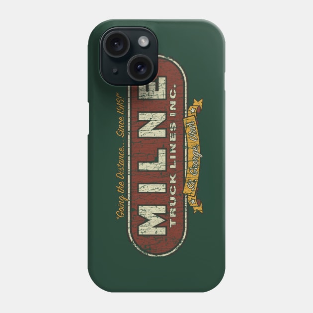 Milne Truck Lines 1916 Phone Case by JCD666