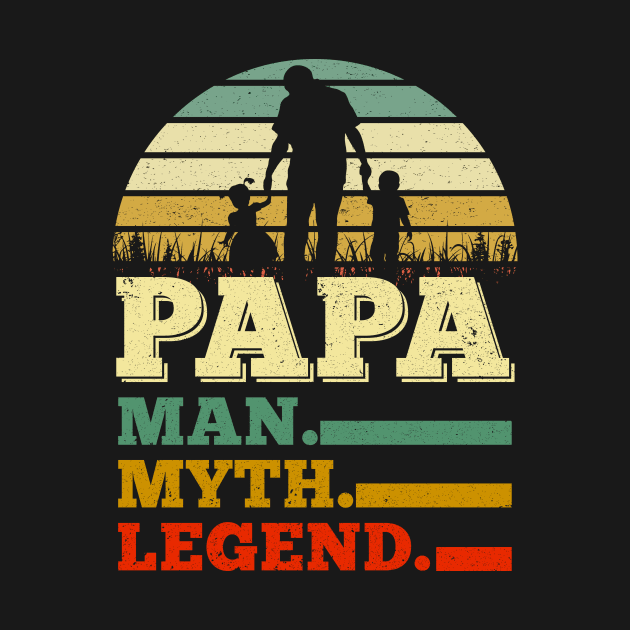 Papa Man Myth Legend Father's Day Gifts by nicolinaberenice16954