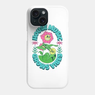 HOUSE MUSIC - Grows Vibes (Teal/Pink/Green) Phone Case