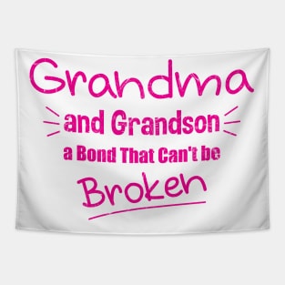 Grandma and Grandson a Bond That Can't be Broken Tapestry