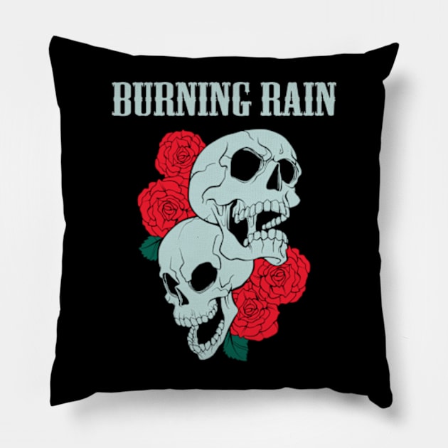 BURNING RAIN BAND Pillow by xsmilexstd