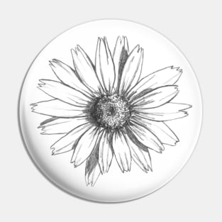 Daisy Flower Pin