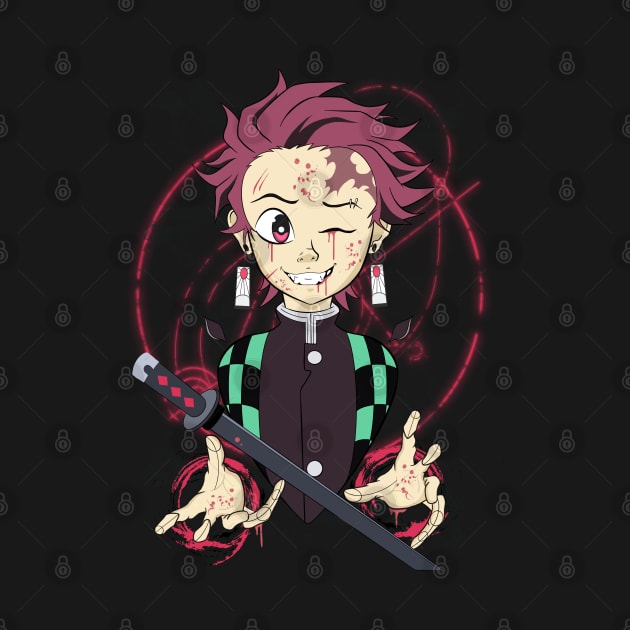 Tanjiro demon slayer kamado slayer by marko0z