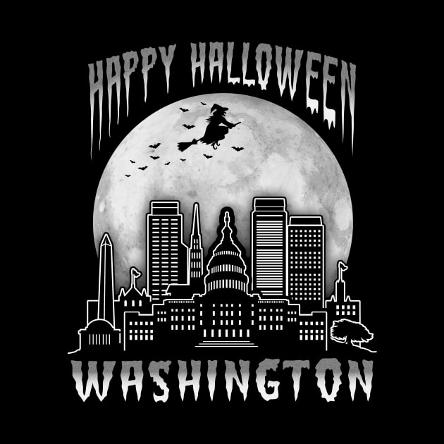 Discover Happy Halloween Washington DC - Happy Halloween - Coussin