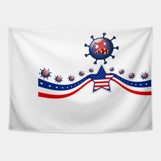 USA Omicron Tapestry