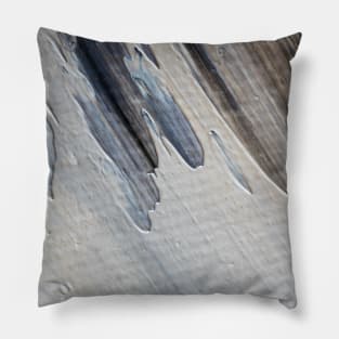 Conceptual abstract closeup of an oil paint brush stroke. Pillow