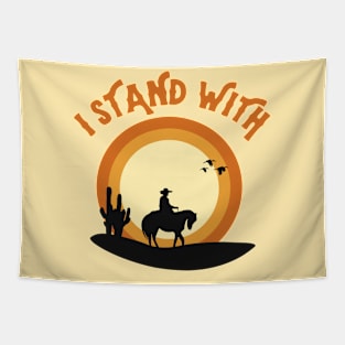 I Stand With Texas Tapestry