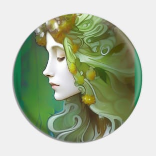 Magical Absinthe Green Fairy Pin