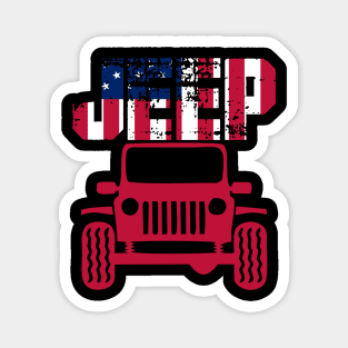 American Jeep Magnet