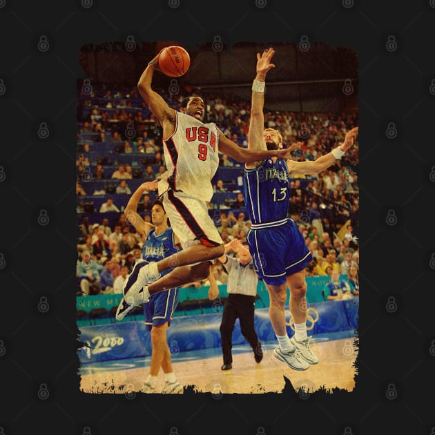 Vince Carter - Vintage Design Of Basketball by JULIAN AKBAR PROJECT