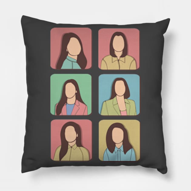 Beautiful Girls Pillow by milhad