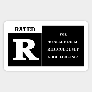 Rated R Sticker for Sale by TeeArcade84