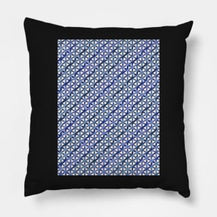 Structure blue tones Pillow