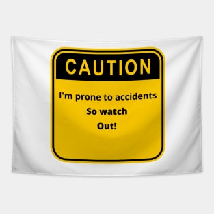 Caution Tapestry