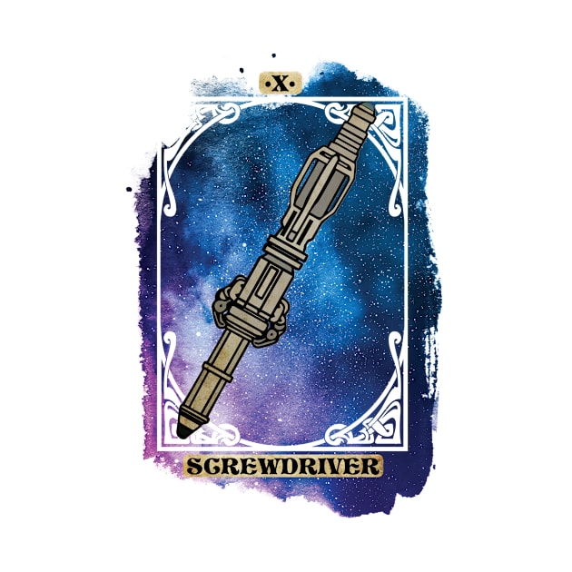 Whovian Tarot: Screwdriver by Perpetual Brunch