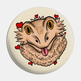 Bearded Dragon Love Pin