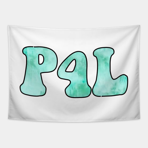 Tie Dye Mint Pogue 4 Life / P4L Tapestry by cartershart